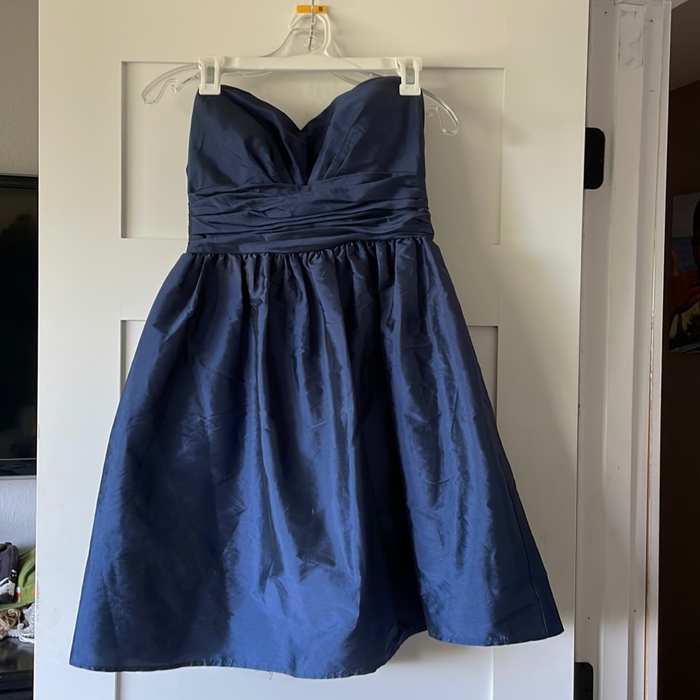 Strapless cocktail dress
